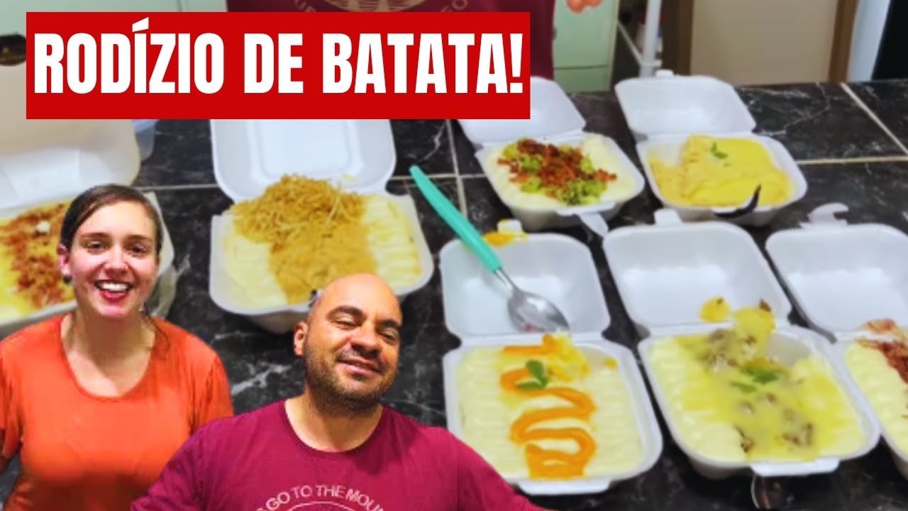 ELES VENDEM MUITA BATATA RECHEADA TRABALHANDO EM CASA - PROVANDO DELIVERY DOS NOSSOS SEGUIDORES
