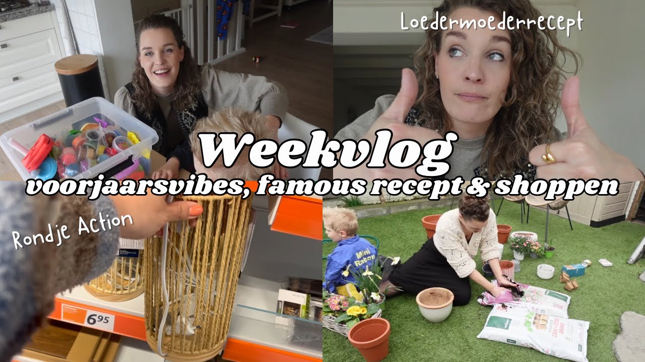 PLANTJES, RONDJE ACTION, POETSEN & meer! Langste vlog ooit 😳 | Zeg maar Fem | weekvlog
