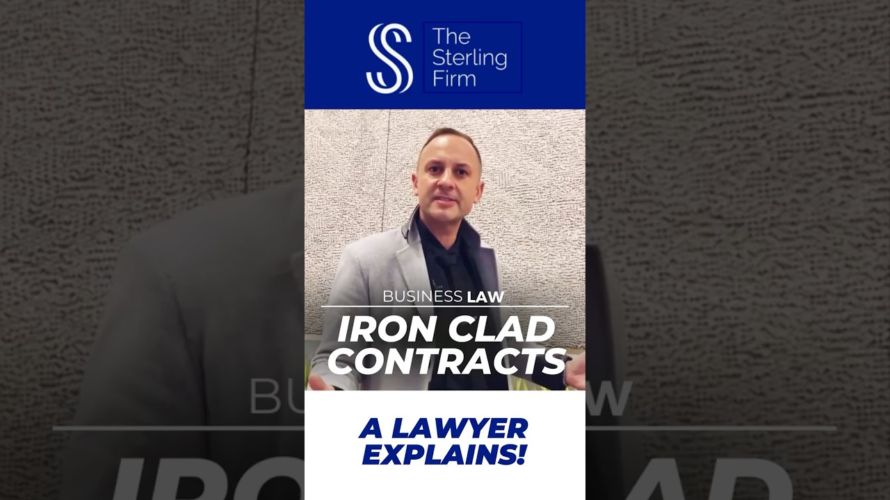 Iron Clad Contracts | A Lawyer Explains | 