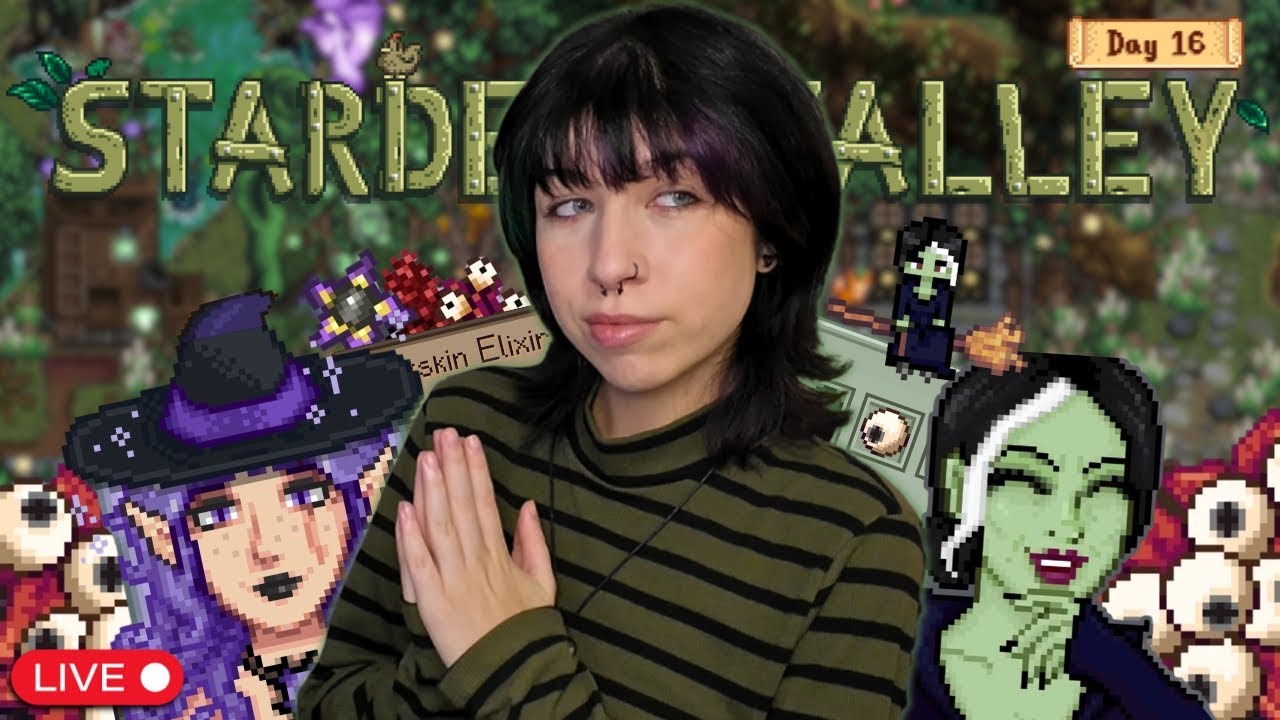 The Modded WITCHCORE Stardew Valley Journey Continues - Day 16🔮