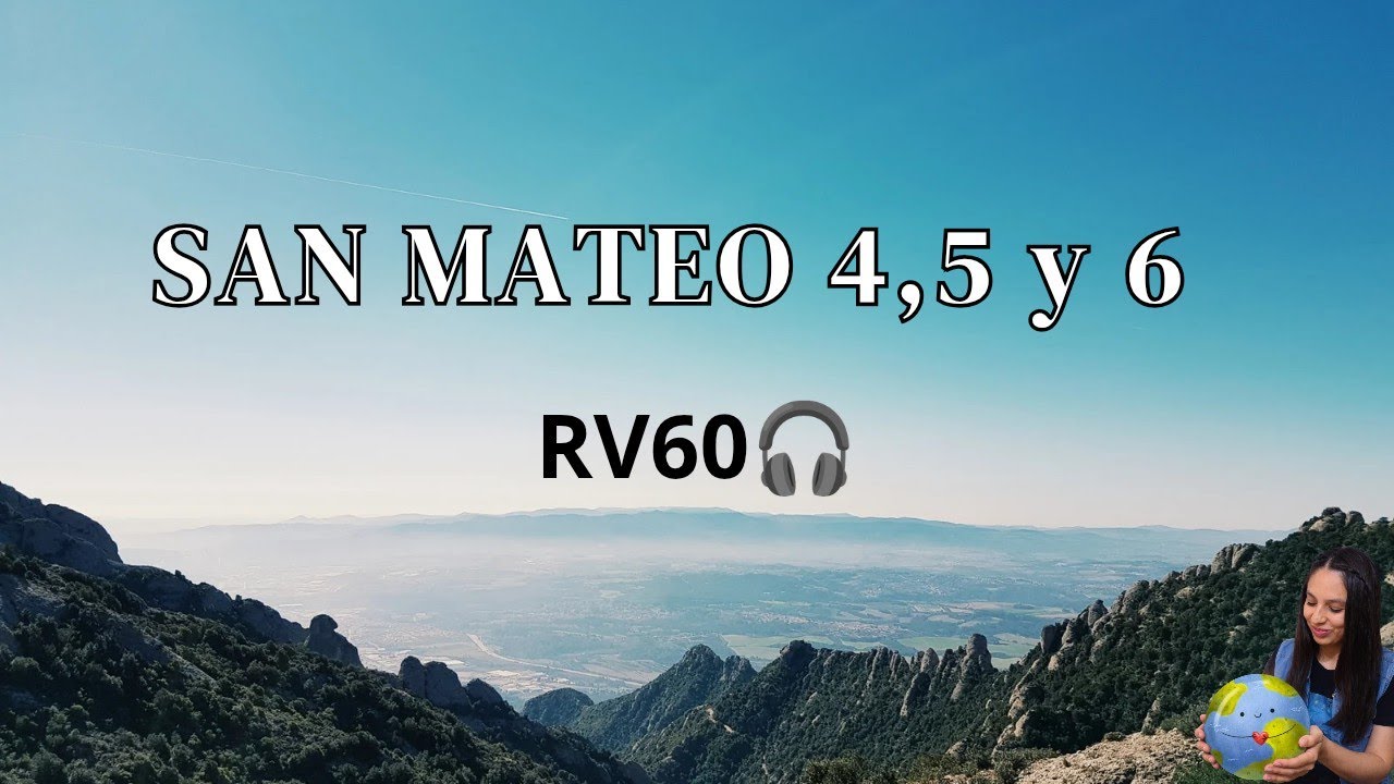 SAN MATEO CAPÍTULOS 4,5 Y 6 📖🎧 ( BIBLIA EN AUDIO) 