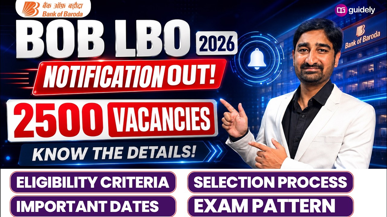 BOB LBO Notification 2026 Out | 2482 Vacancies | Eligibility, Salary, Exam Pattern & Apply Date