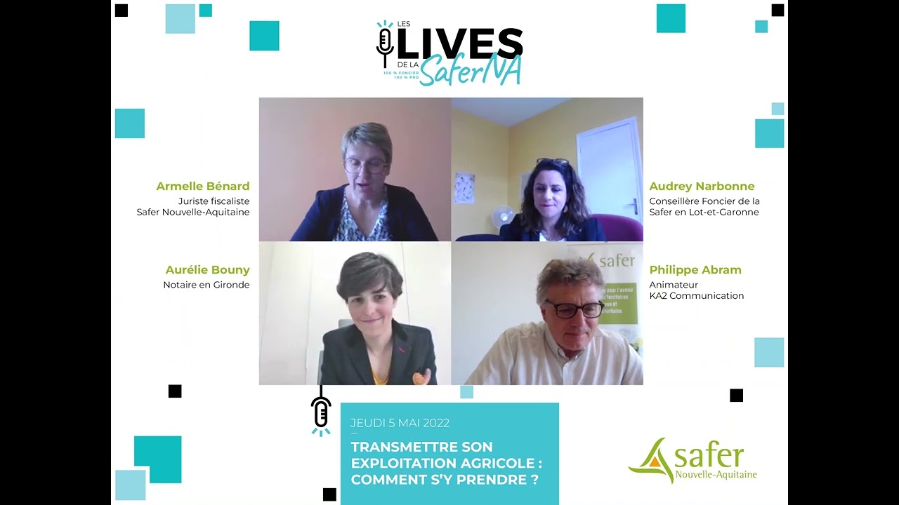 Webinaire#1 Transmettre son exploitation : comment s’y prendre ?