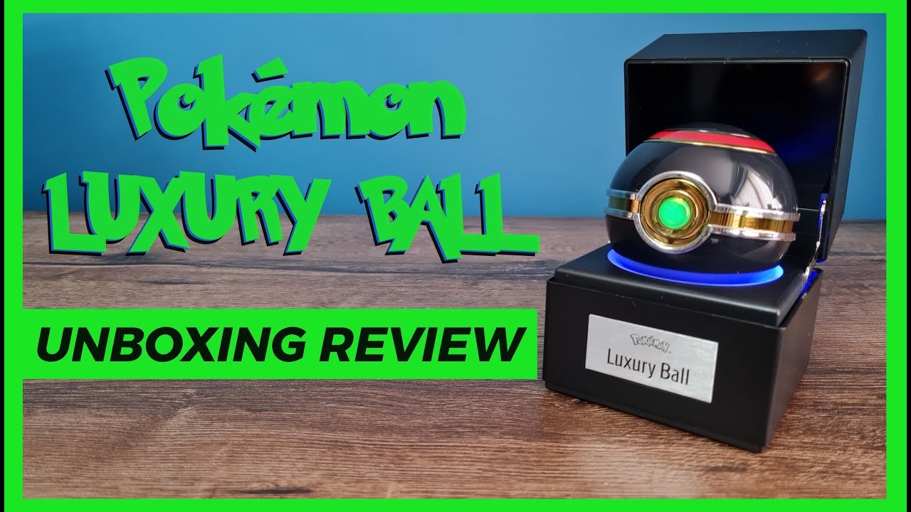 Pokémon Luxury Ball Replica by The Wand Company Unboxing Review