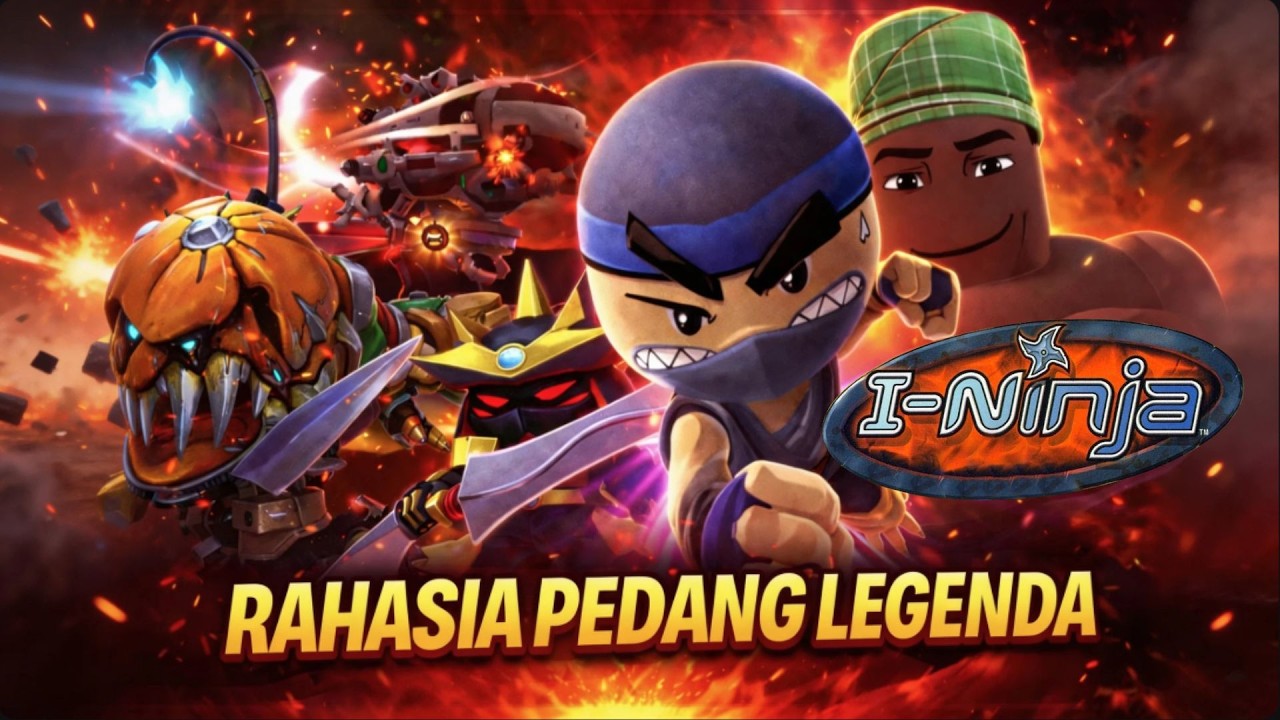 SKILL NINJA DI LUAR NALAR! Manjat Dinding Sambil Hindarin Laser Maut?! | I-NINJA Ep. 2