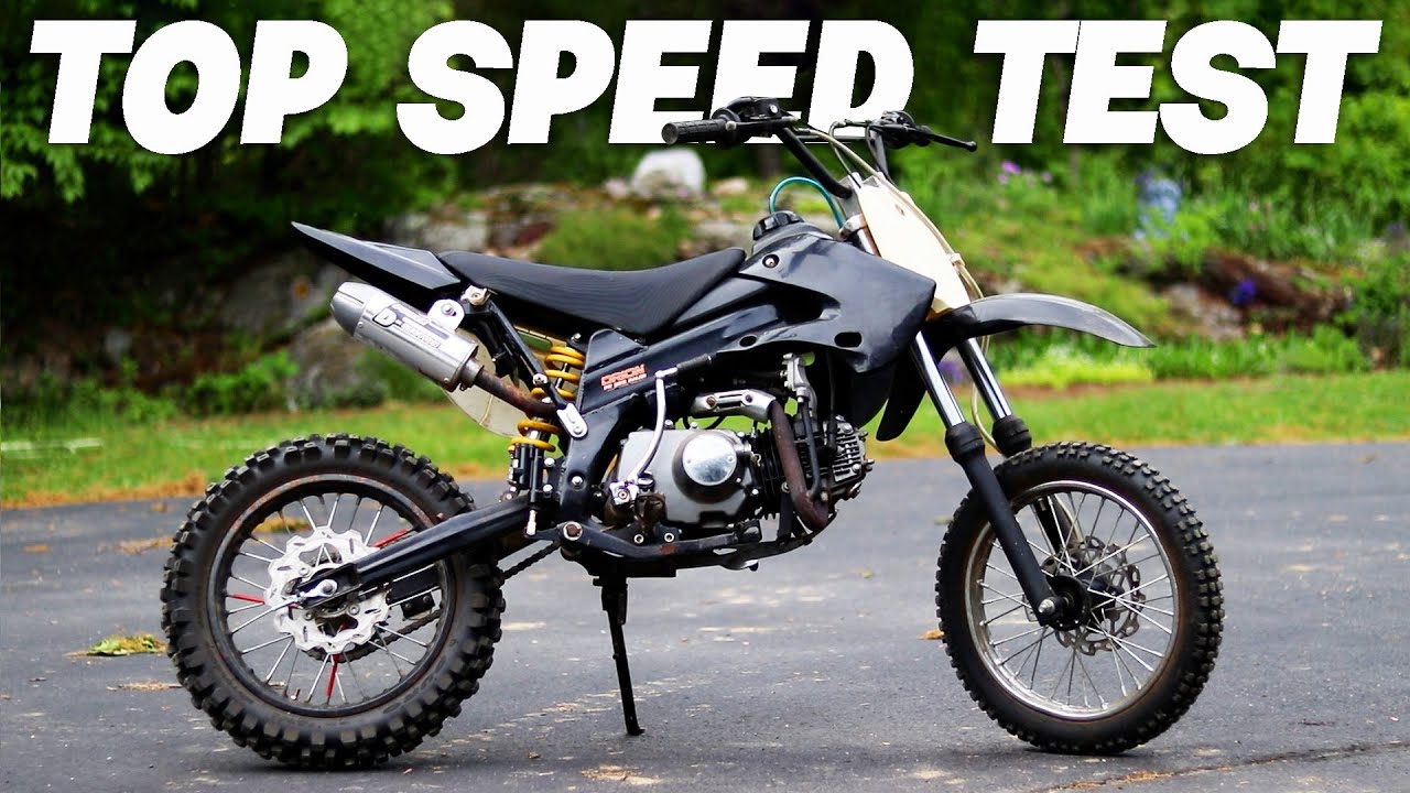 ORION 125cc Pit Bike TOP SPEED TEST.