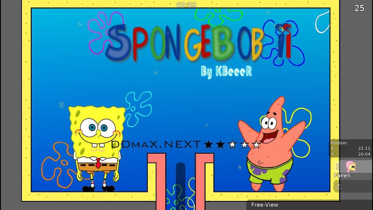 DDNet ( Teeworlds ) – SpongeBob 2 (DDmaX.Next ★★✰✰✰)