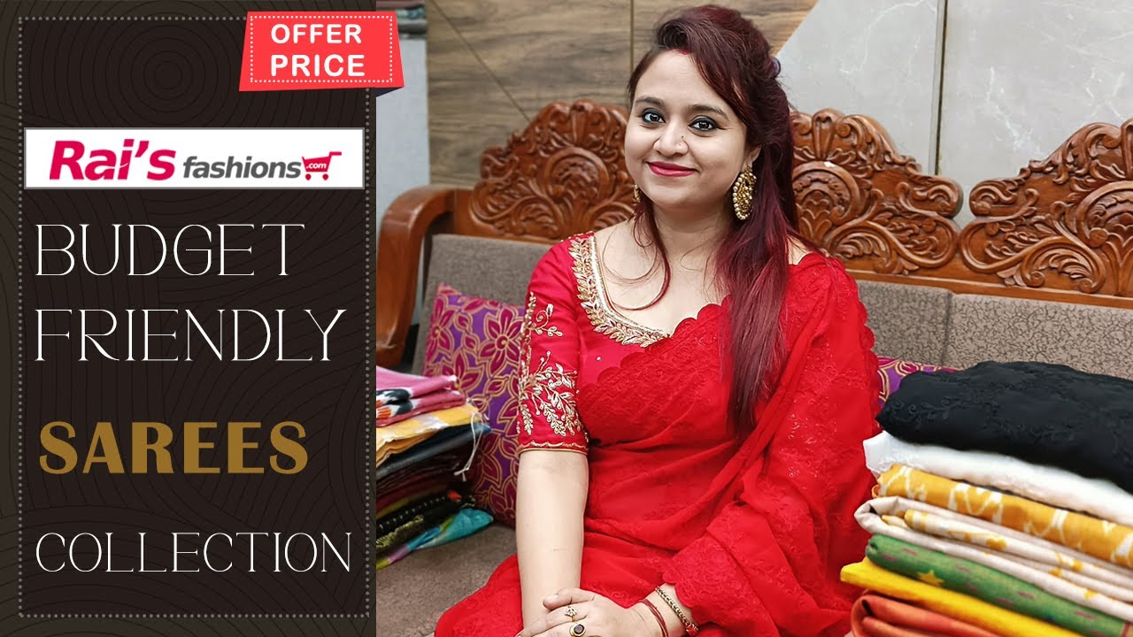 Budget Friendly Sarees Collection (04JRD)