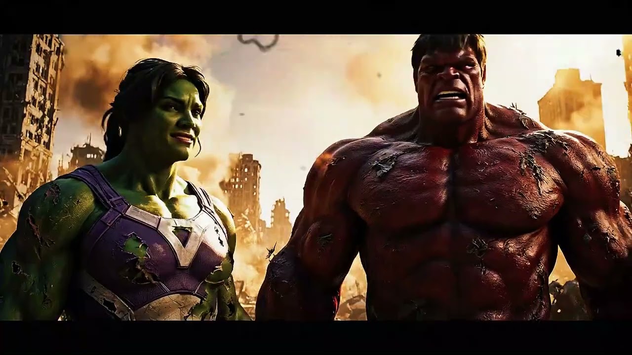 RED HULK vs SHE-HULK: Thor’s Shocking Save!
