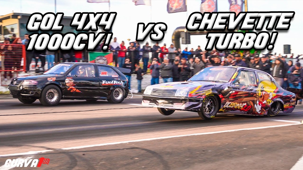 CHEVETTE TURBO VS GOL 4X4 1000CV!!!                   FINAL IMPRESSIONANTE 🔥