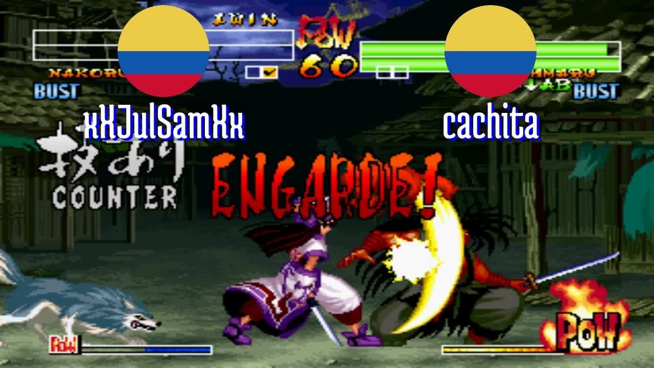 FT5 @samsho4: xXJulSamXx (CO) vs cachita (CO) [Samurai Shodown IV Fightcade] Feb 25