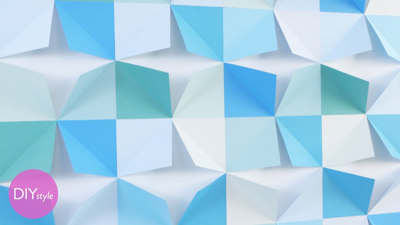 DIY Folded Paper Wall Art - DIY Style with Erin Furey - Martha Stewart
