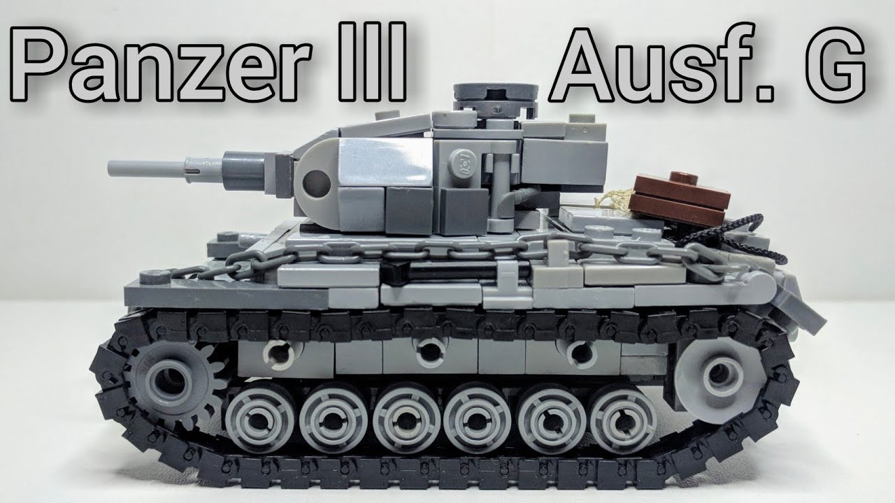 LEGO MOC Panzer 3 G instructions | ЛЕГО MOC Panzer 3 G инструкция