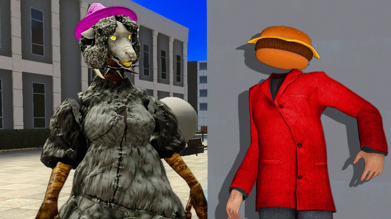 The Witch Sheep Is STALKING Us in Gmod! (Garry's Mod Hide and Seek)