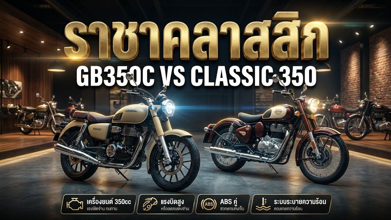 เปรียบเทียบหมัดต่อหมัด #Honda #GB350C กับ #Royalenfield #CLASSIC350 ชอบคันไหน 