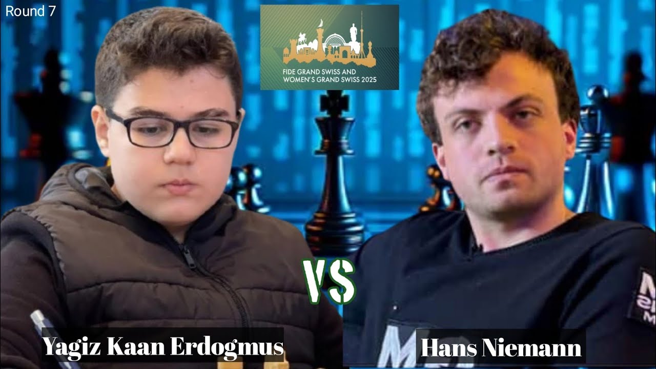 Hans Niemann vs Yagiz Kaan Erdogmus || FIDE Grand Swiss 2025 || chesscom 