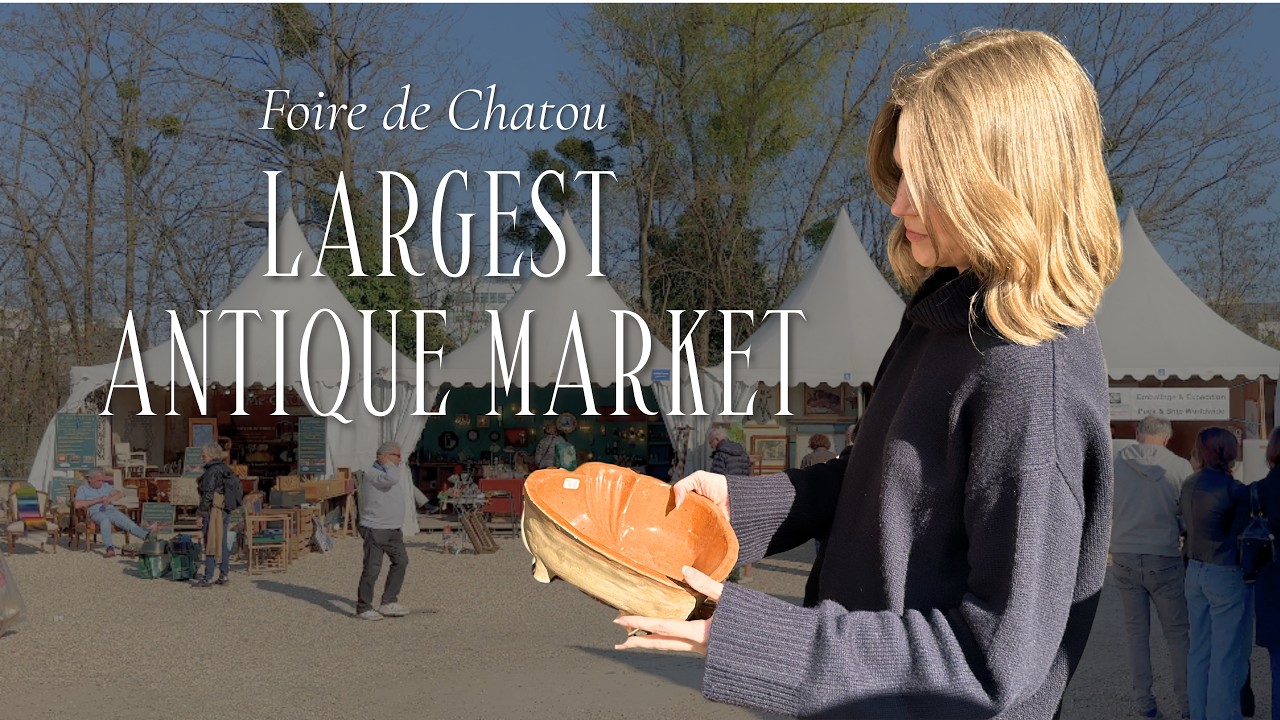 J'ai visit&eacute; la plus grande foire d'antiquit&eacute;s de France (21&nbsp;000 m&sup2; pr&egrave;s de Paris&nbsp;!) | Foire de Ch...