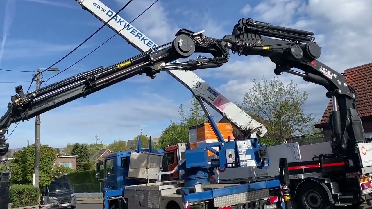 TOP CRANE WORK! #viralvideo #automobile #concretelifting #construction #foryou #fyp 