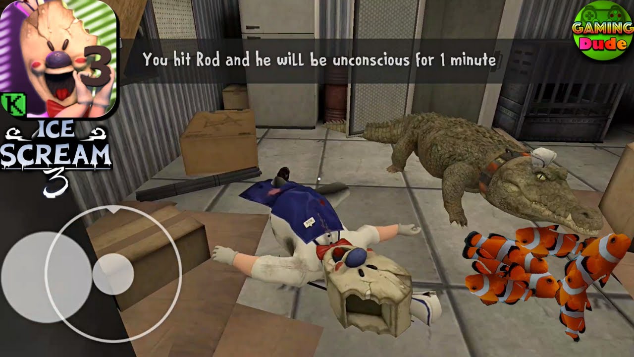 Ice Scream 3 - Feeding Rod's Crocodile | Gameplay Walkthrough | Android Gameplay HD
