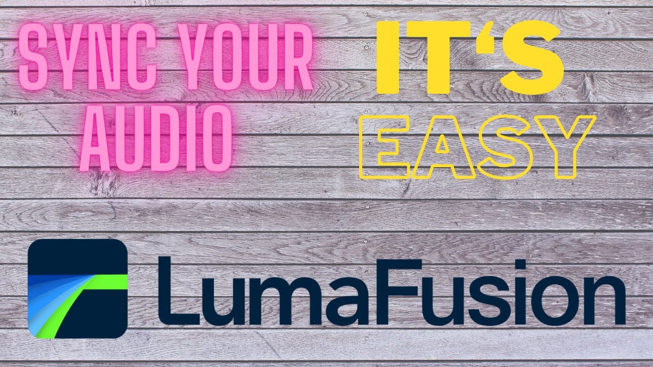 Lumafusion can Separate and sync your audio and video
