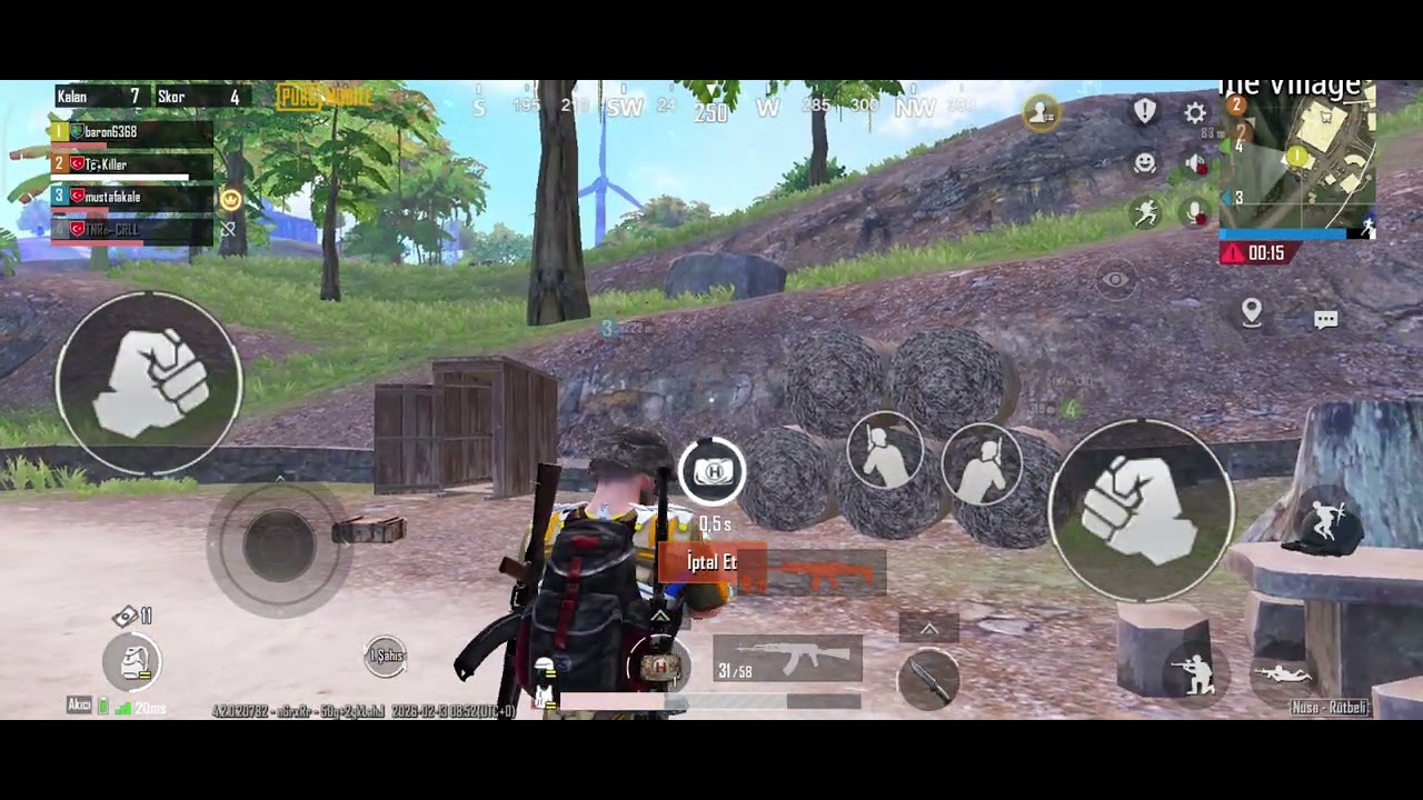Pubg mobile aksiyonun ortasına atladım