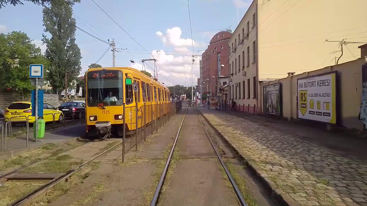 28-as villamos Blaha Lujza tér - Izraelita temető T5C5 típussal