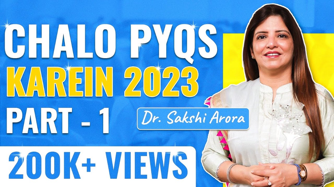 Chalo PYQS karein -in obs and gynae  for neet pg  with DR Sakshi Arora Hans.