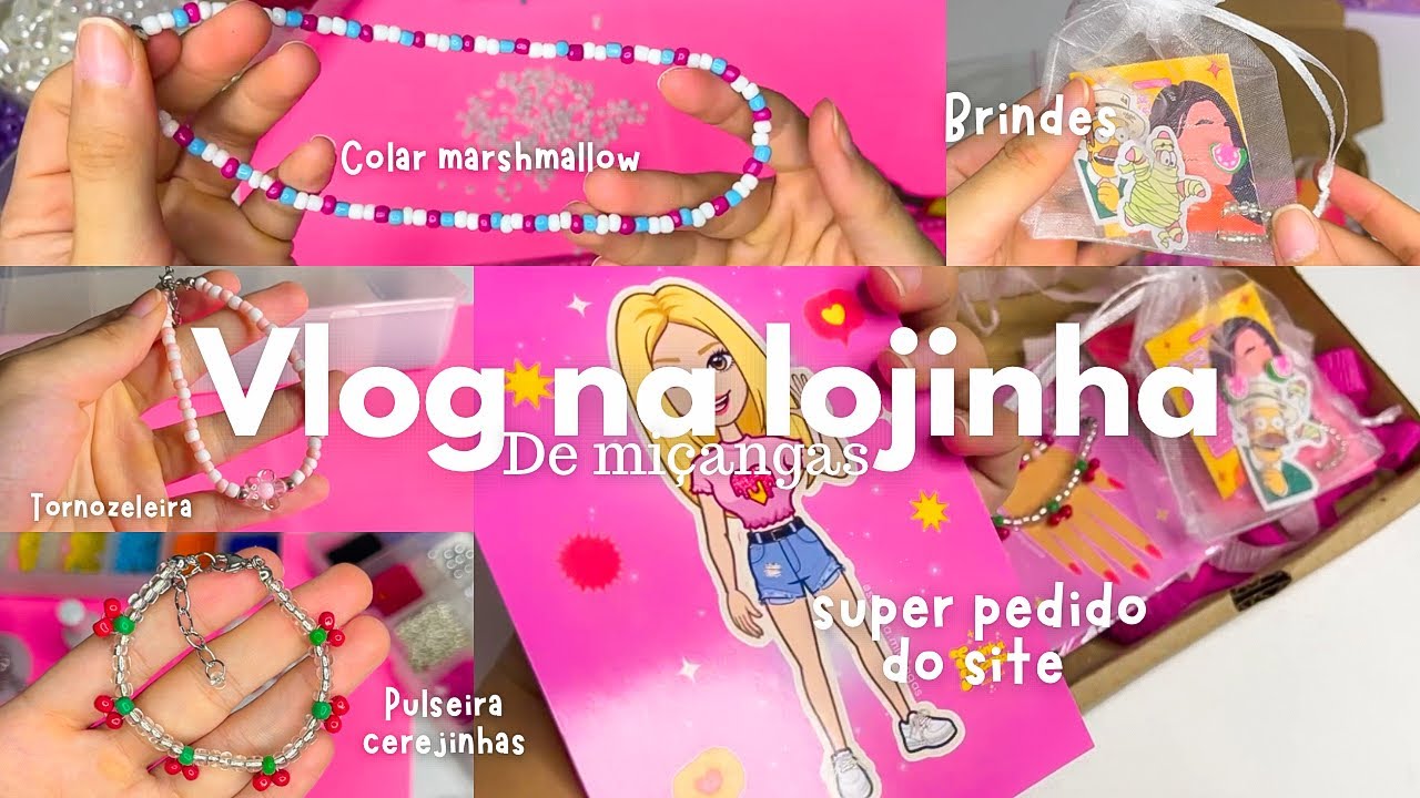 VLOG: Produzindo Acessórios e Embalando Pedido do Site 🛍️👩🏼‍💻