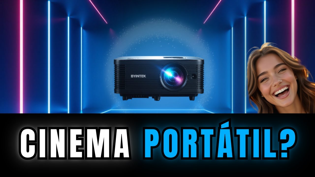 Projetor Portátil BYINTEK X30: cinema portátil vale a pena?