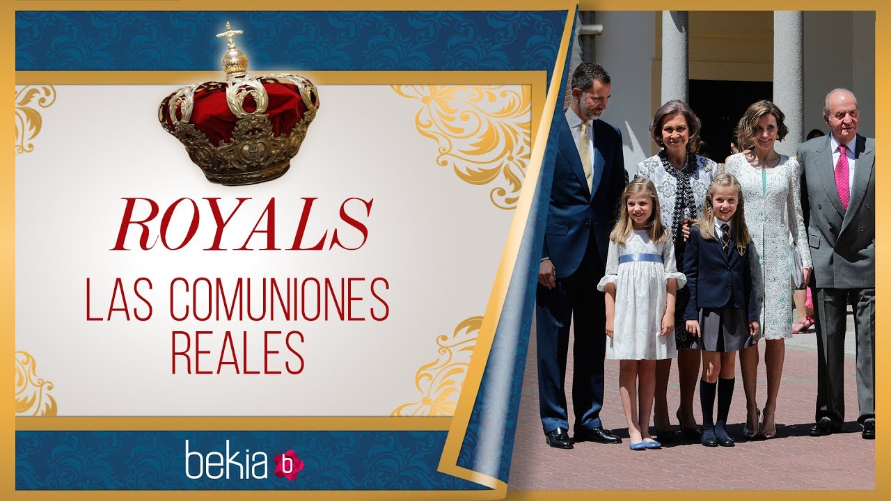 Royals: así han sido las comuniones de la Familia Real Española