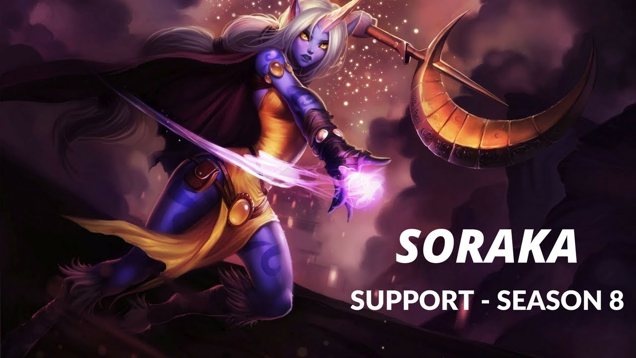 Soraka SP Season 8 - Build: Runes, Items, Skills, Counters, Montage.