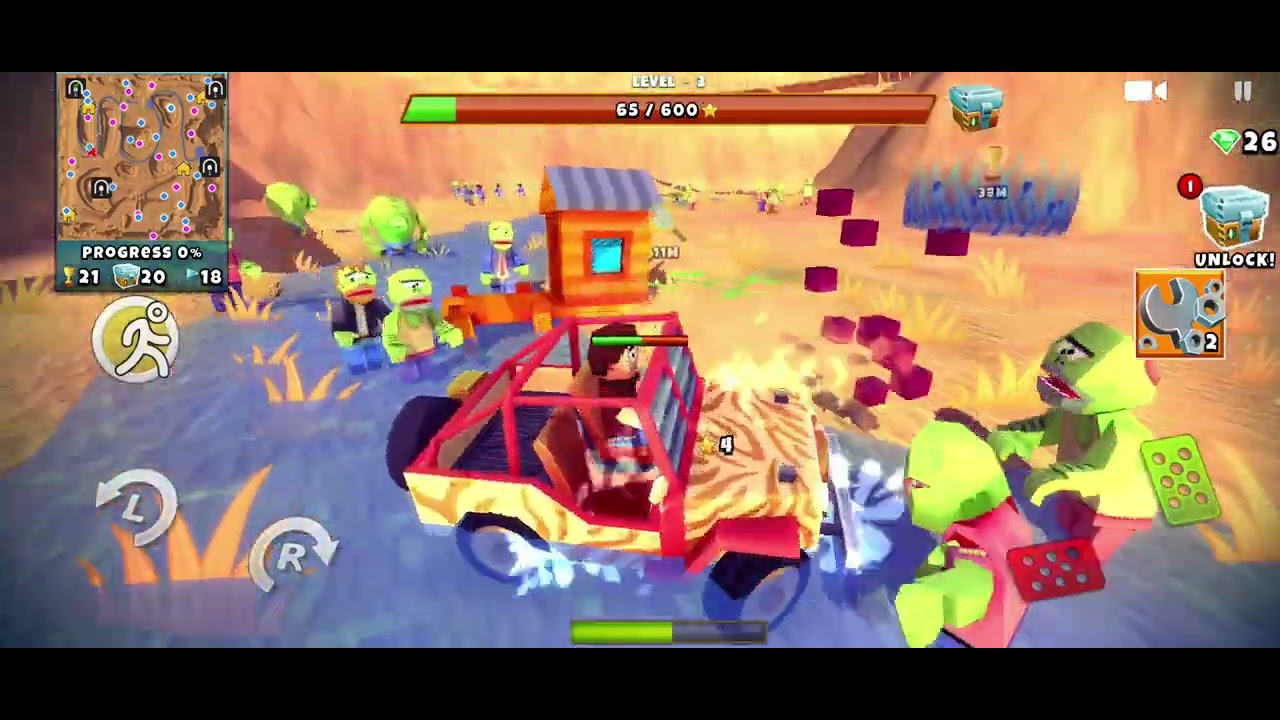 Car games. Kill zombie