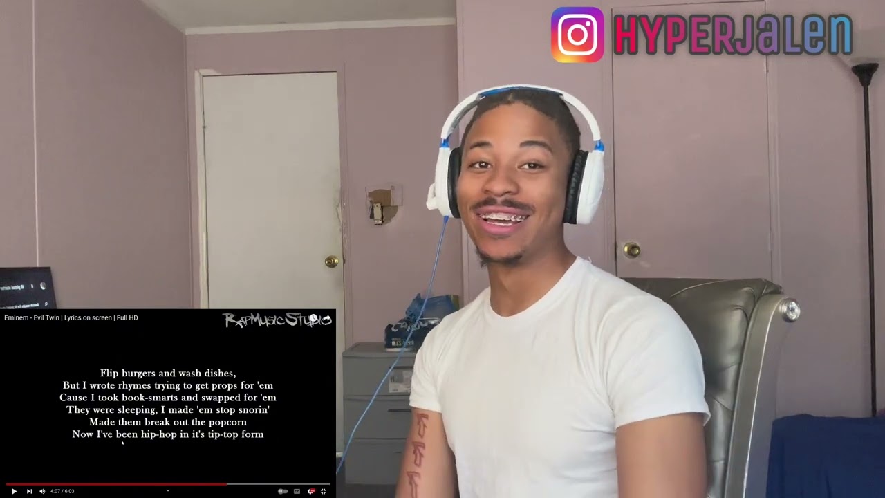 THIS MAN EM IS JUST COLD🤯EMINEM-EVIL TWIN (REACTION) 🔥