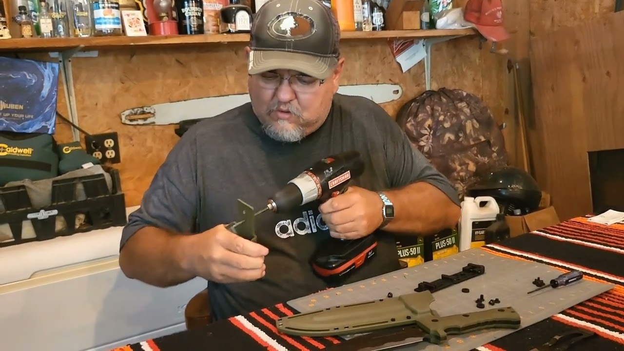 GTKII GTK8 SHEATH FIX!!! #edc #survival #bushcraft #outdoorskills #knifestuffwedo