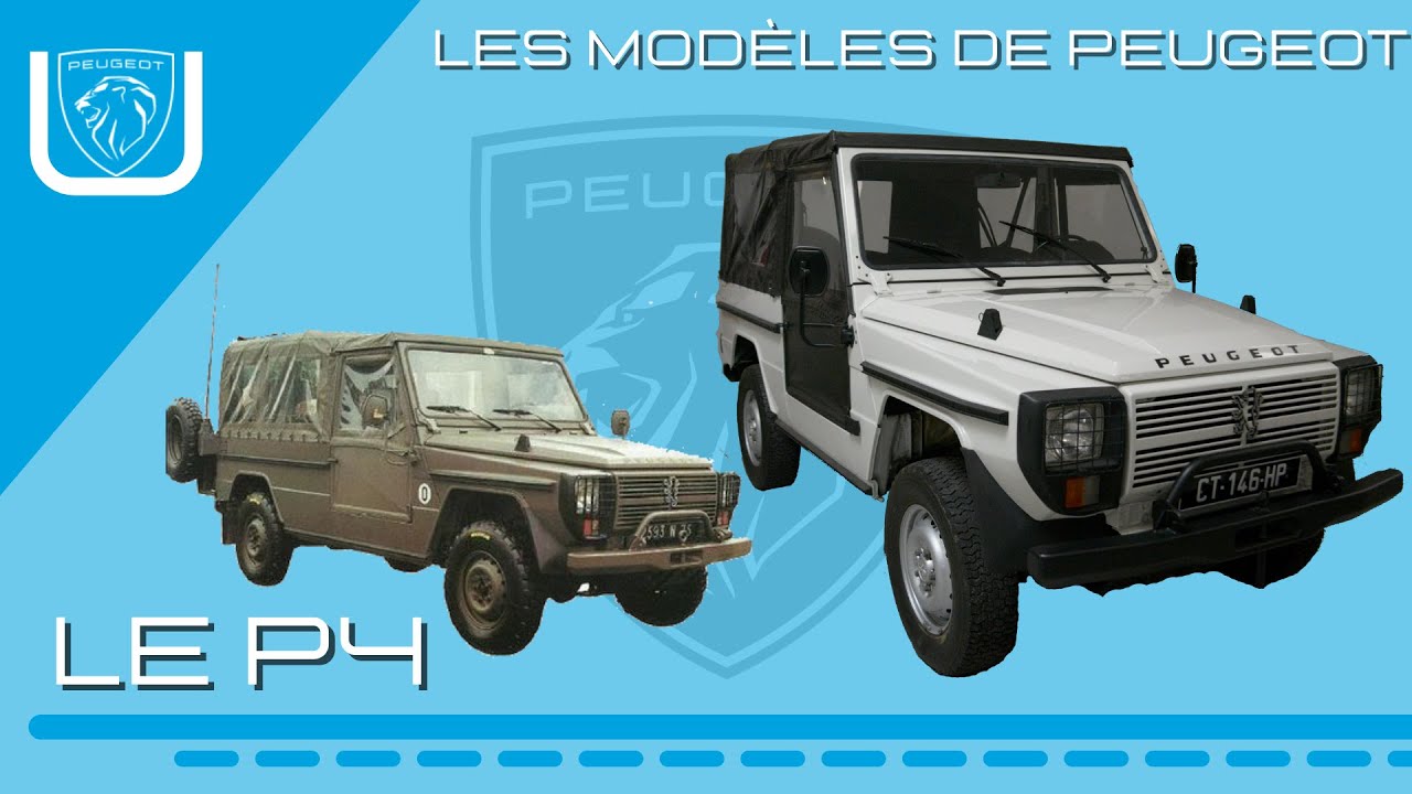 Le PEUGEOT P4, le véhicule militaire de PEUGEOT 40 ans et à peine à la retraite #UPM 07