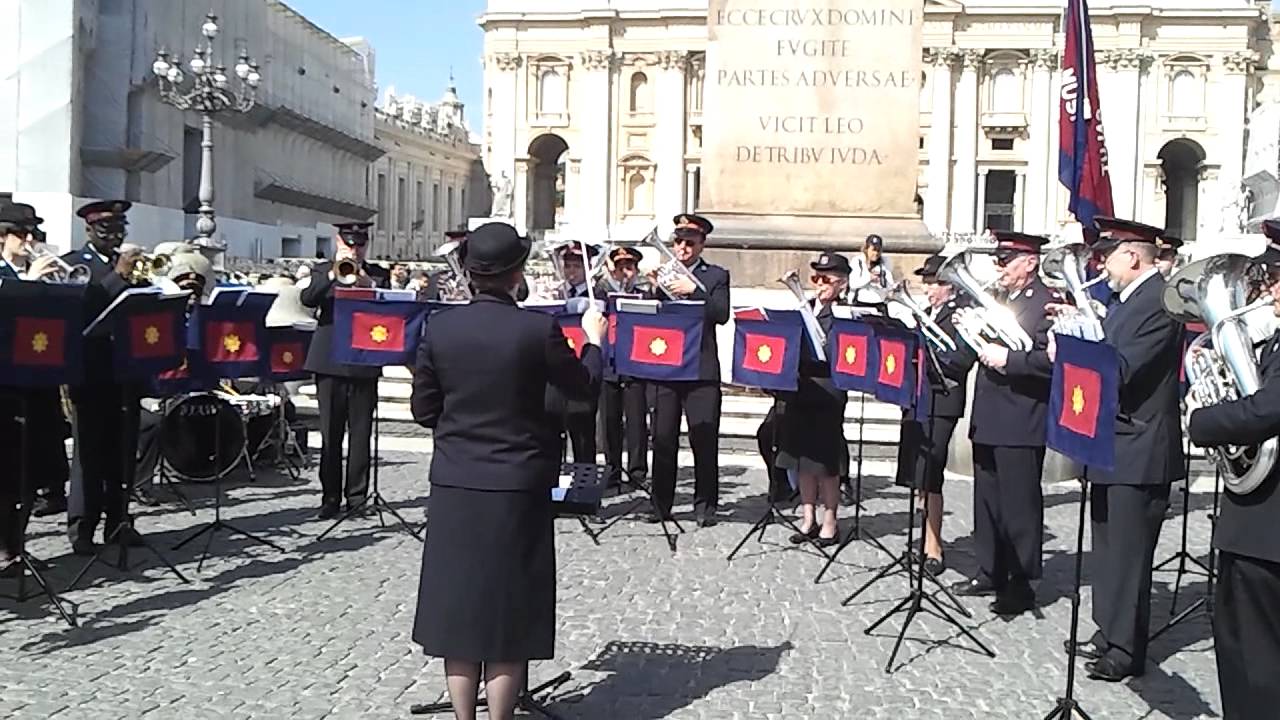 Fanfare Nationale Armee du Salut Place Saint-Pierre de Rome