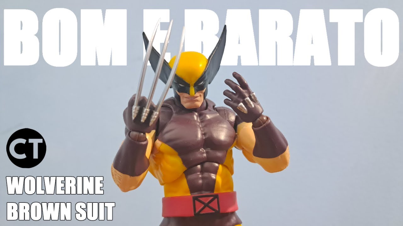 Bom e Barato - Wolverine Brown Suit CT Toys - Unboxing e Review PT/BR