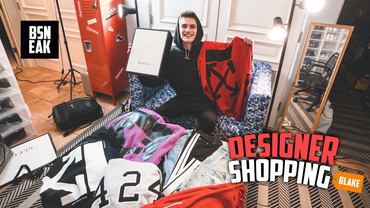 Buying Designer Streetwear! (Gucci, Off-White, Amiri)
