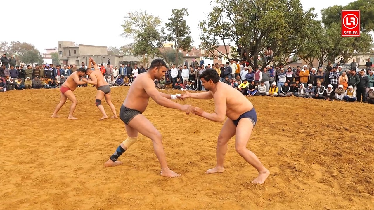#KustiDangal रामु मेहतापुर ने पहलवान को हवा में उड़ाया (दंगल इग्लास) I Lala Dangal