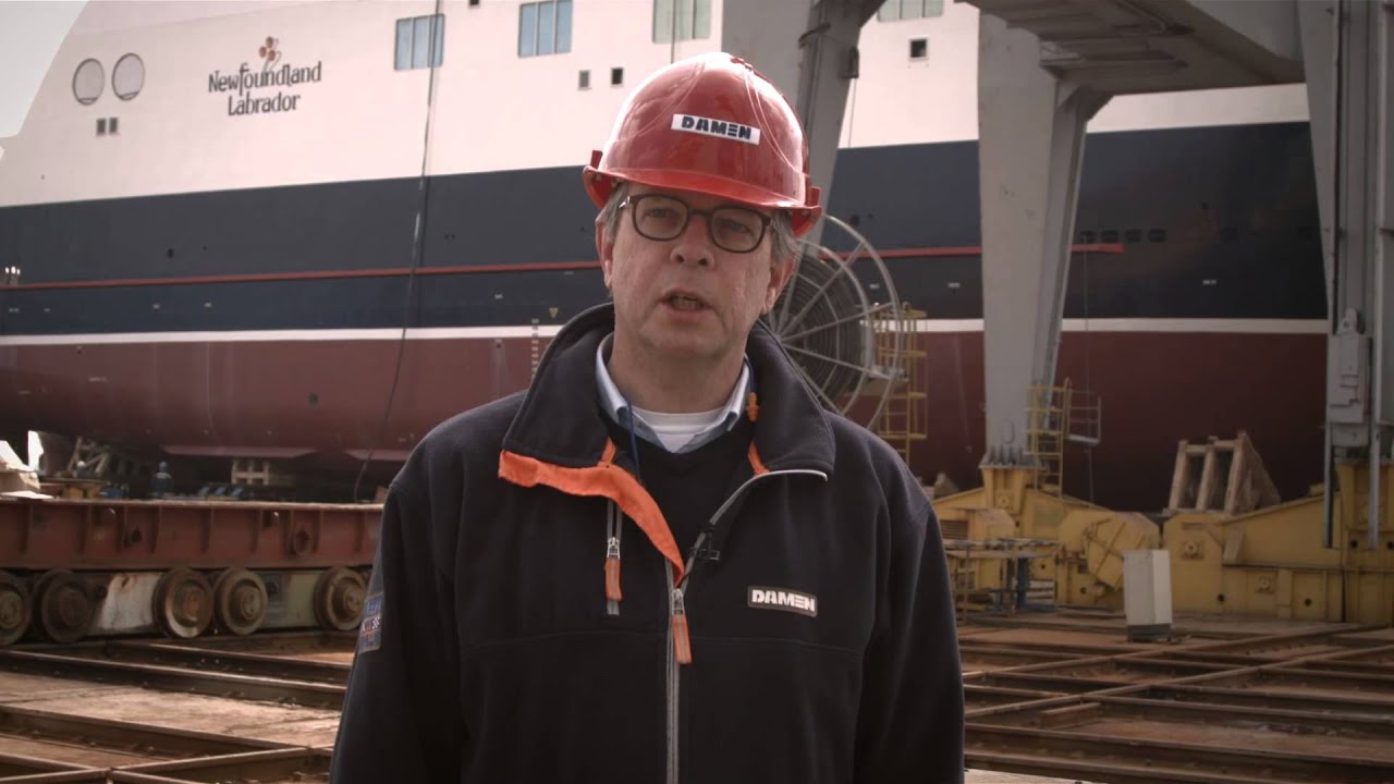 Launch of Ropax MV Veteran Ferry for Newfoundland and Labrador