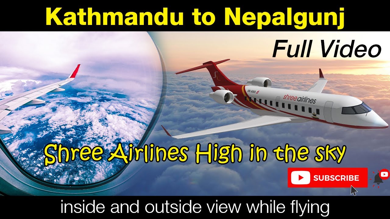 Shree Airlines FULL FLIGHT | Boarding, Startup, Takeoff, Landing @ Nepalgunj| Trip Report (KTM-NPJ)