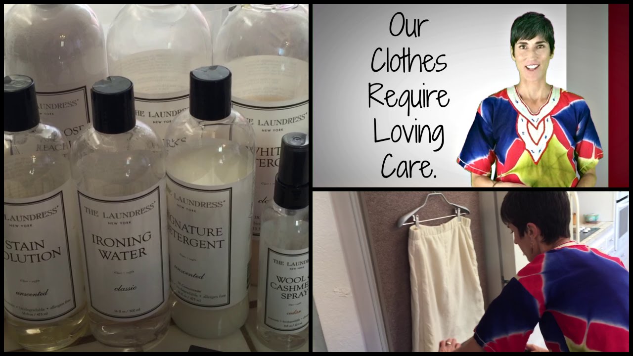 How to Wash Dry Clean Only Garments ~ The Dress Up Mom Uses The Laundress Products