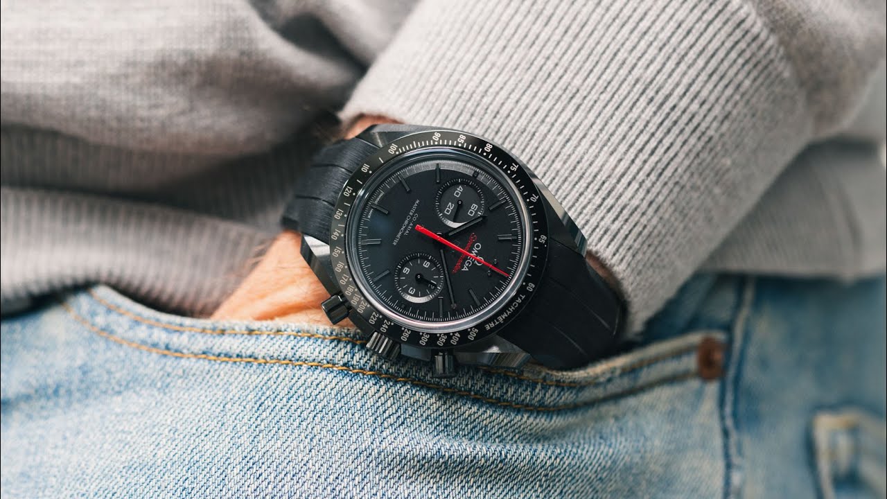 Знакомство с новыми часами Omega Speedmaster Dark Side of the Moon