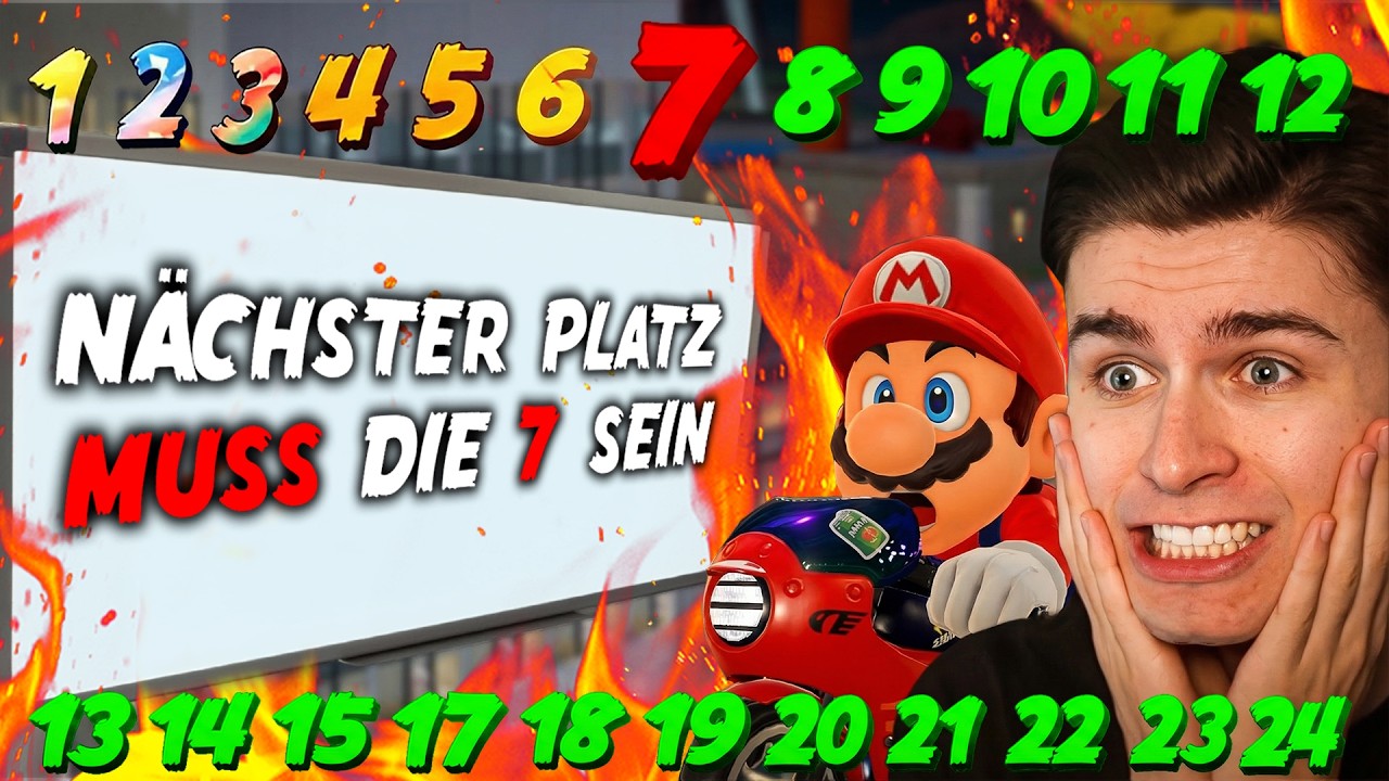 🔴JEDEN PLATZ 1x holen💯Wie weit komm ich❓Mario Kart World Community-Cup