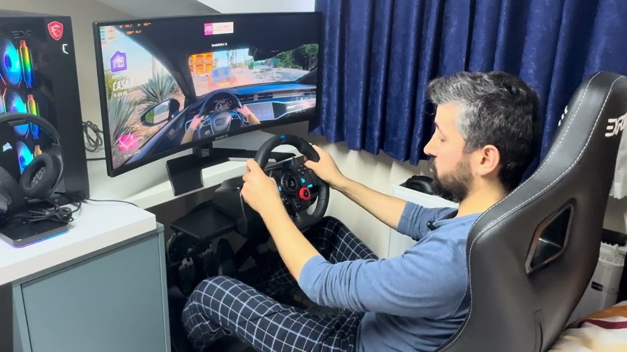 Yarış Simülasyonum  | yarış simülatörü | Sim Racing | kokpit #simracing #simulator