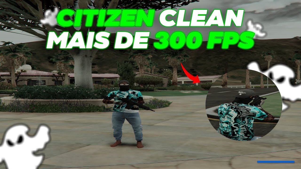 MELHOR CITIZEN PARA PC FRACO FIVEM - GTA RP (CITIZEN CLEAN)