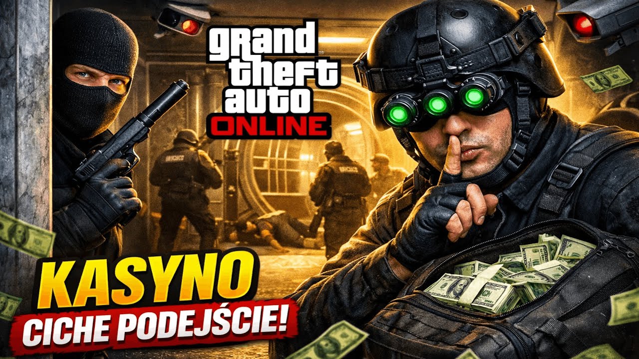 Złoto w ciszy😌 Napad na Kasyno💸