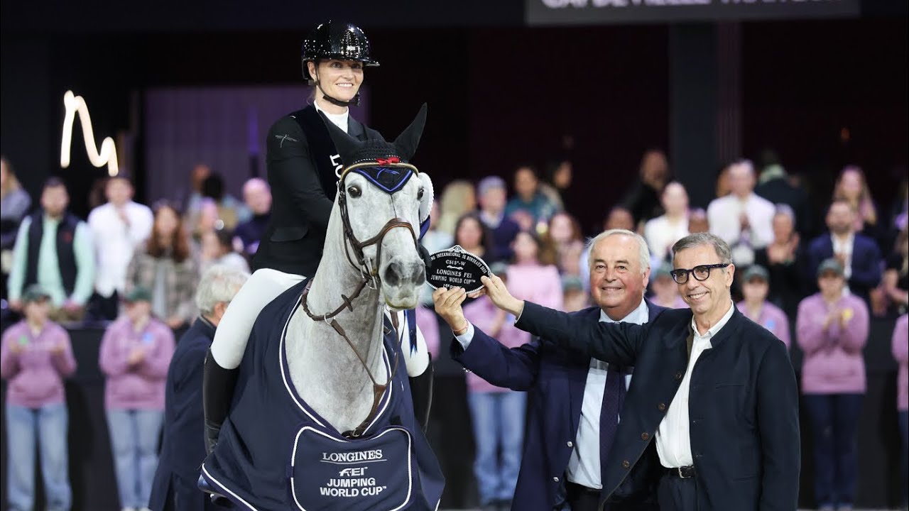 Jessica Burke & Good Star du Bary - winners of the Longines FEI Jumping World Cup™ Bordeaux 2026