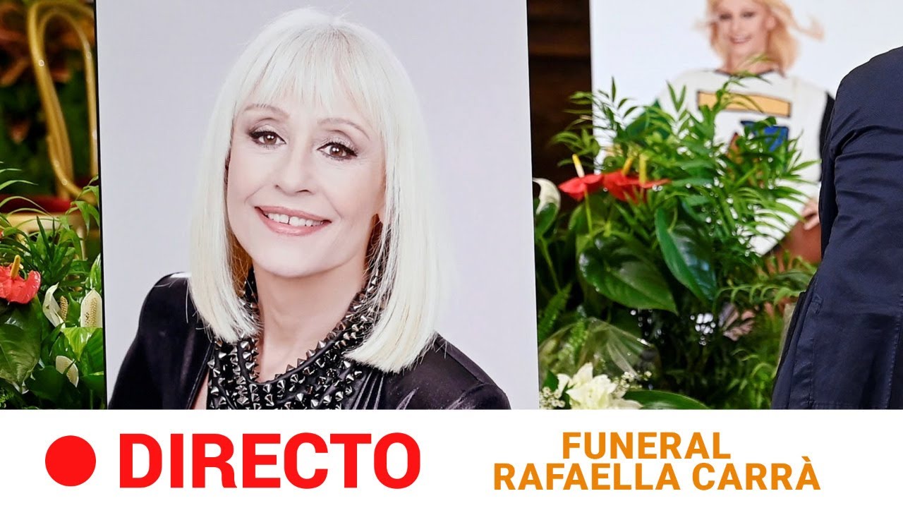 FUNERAL de RAFFAELLA CARRÀ en ROMA | RTVE Noticias