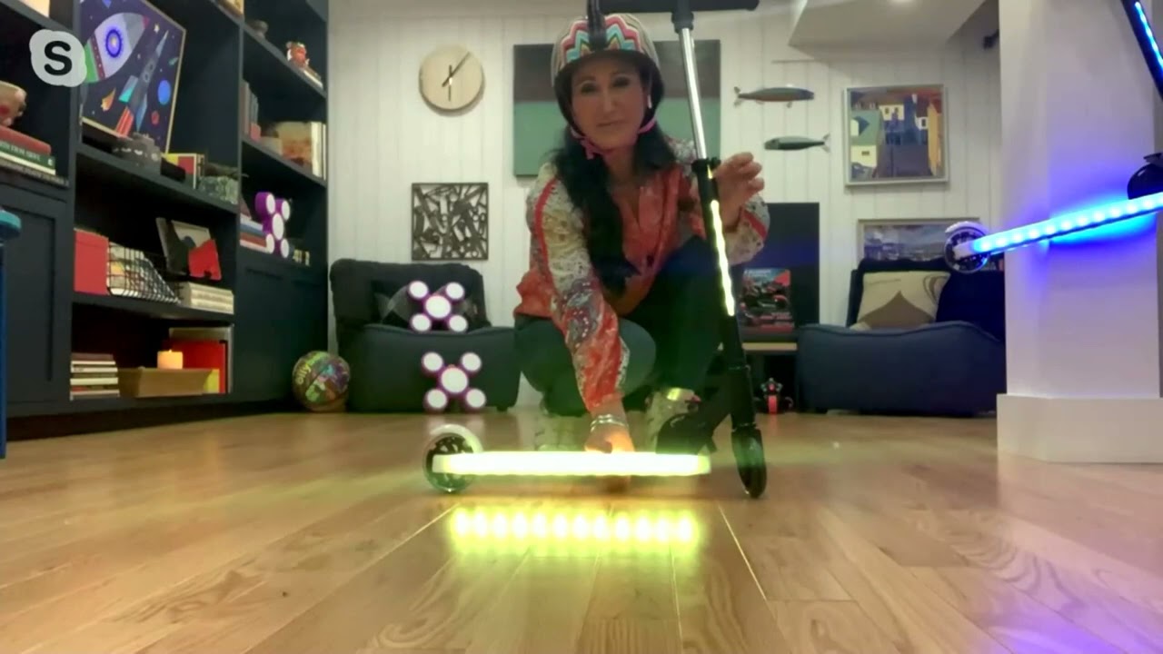 Jetson Helio X Foldable Kick Scooter with LED Lights on QVC